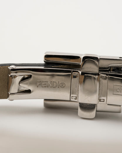 90s FENDI 3300L Silver Watch
