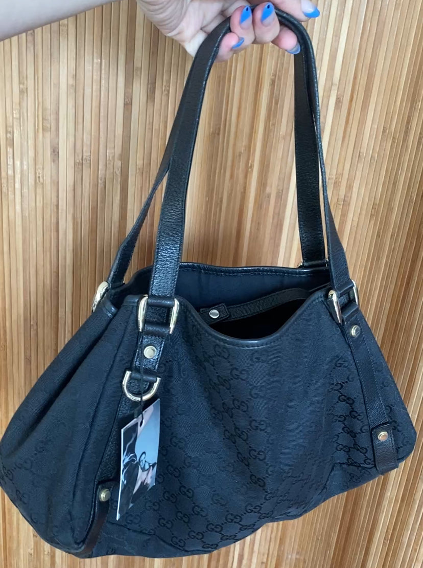 CC VTG GUCCI Abbey Monogram Bag