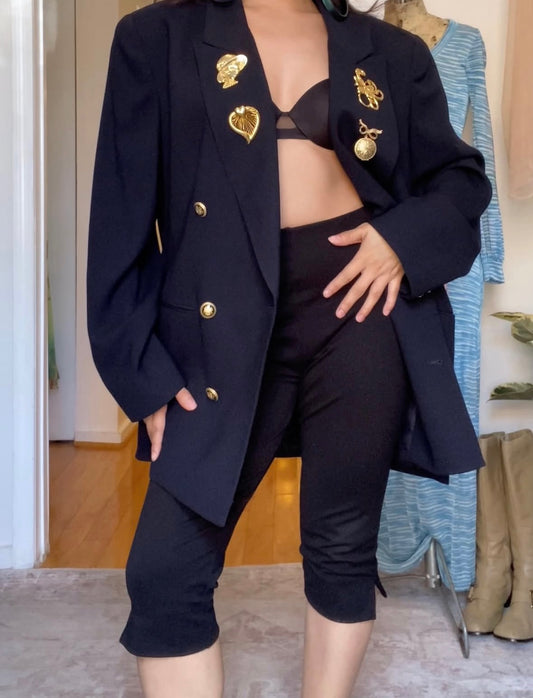 90s JH COLLECTIBLES Navy Blazer (S-L)