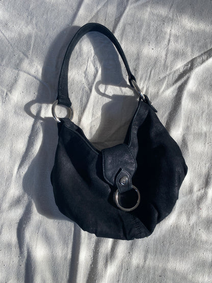 Vintage Suede DONALD J. PLINER Hobo Bag