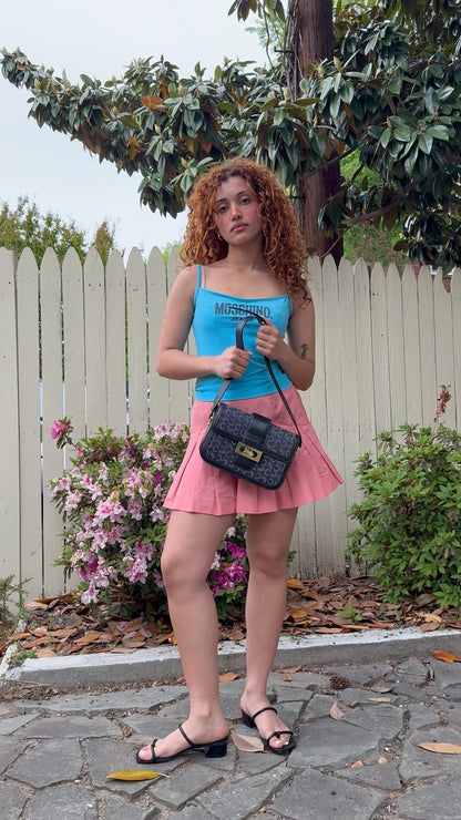 80s/90s CELINE Sulky C Navy Shoulder Bag