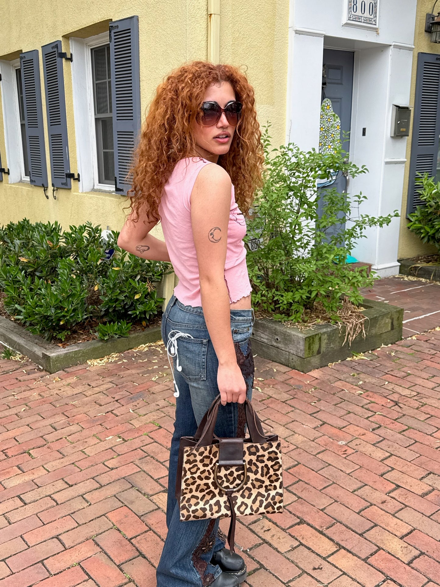 2000s DOLCE & GABBANA Leopard Pony Hair Bag