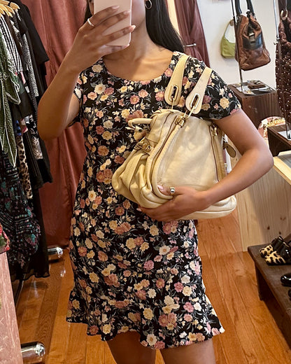 2000s CHLOE Paraty Beige Leather Bag