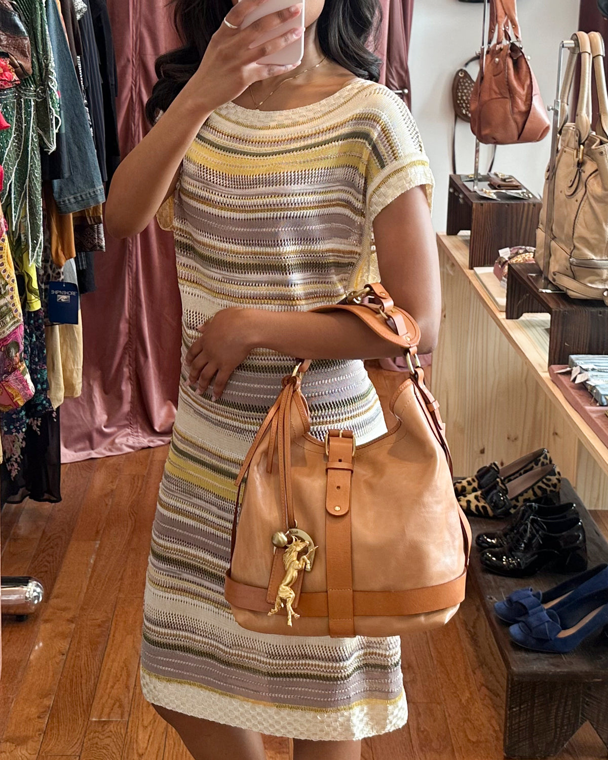 2000s CHLOE Tan Kerala Hobo Bag