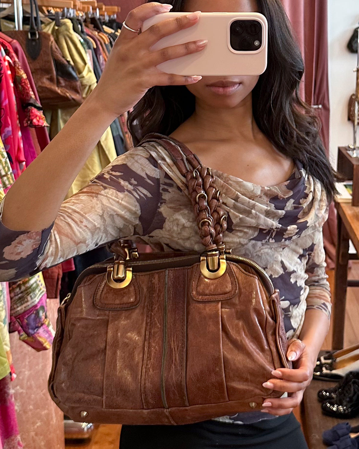 2000s CHLOE Brown Heloise Bag