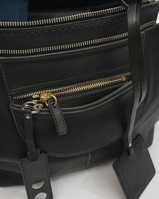 CHLOE Black/Blue Buttery Tote