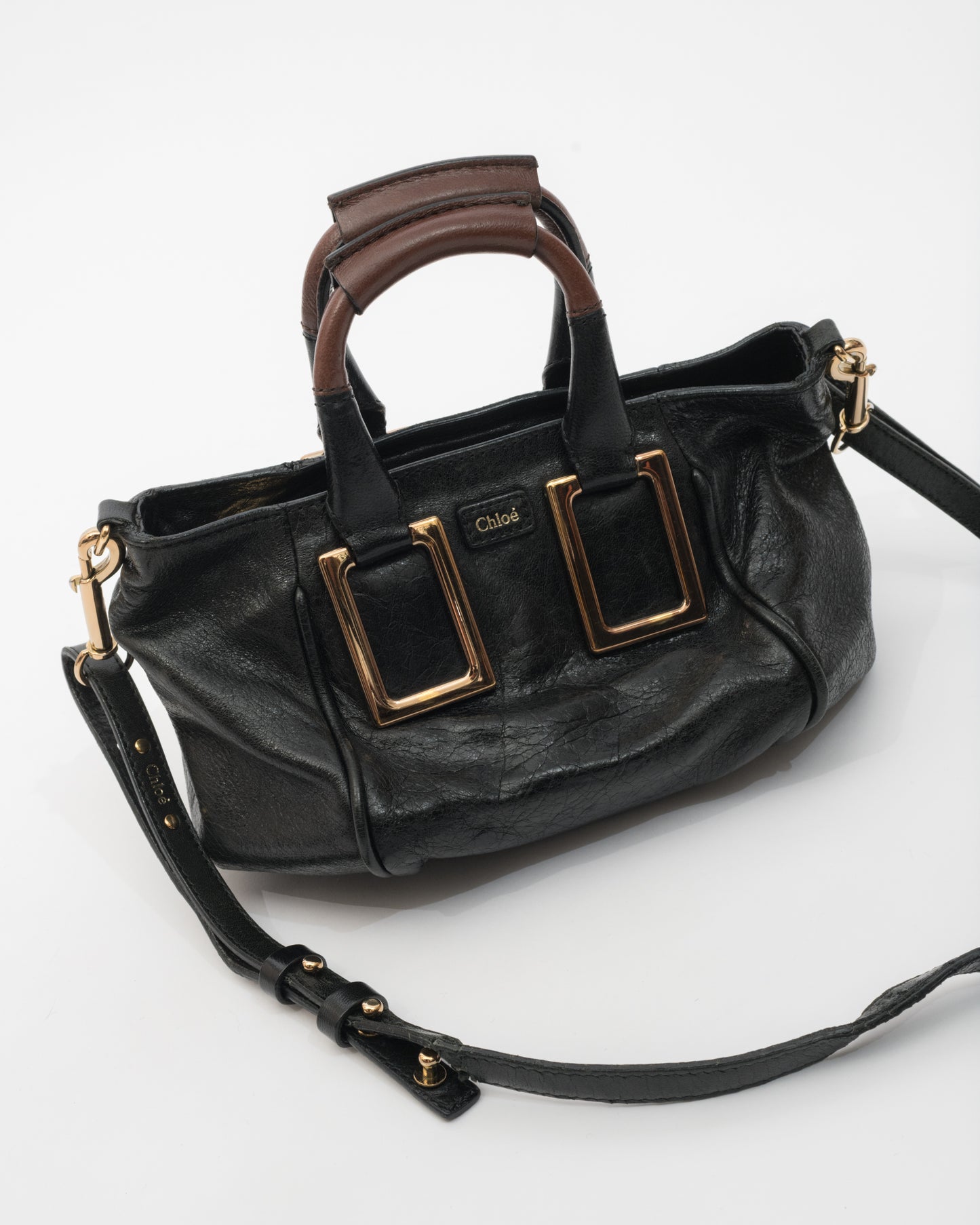 VTG CHLOE Ethel Mini Black Leather Bag