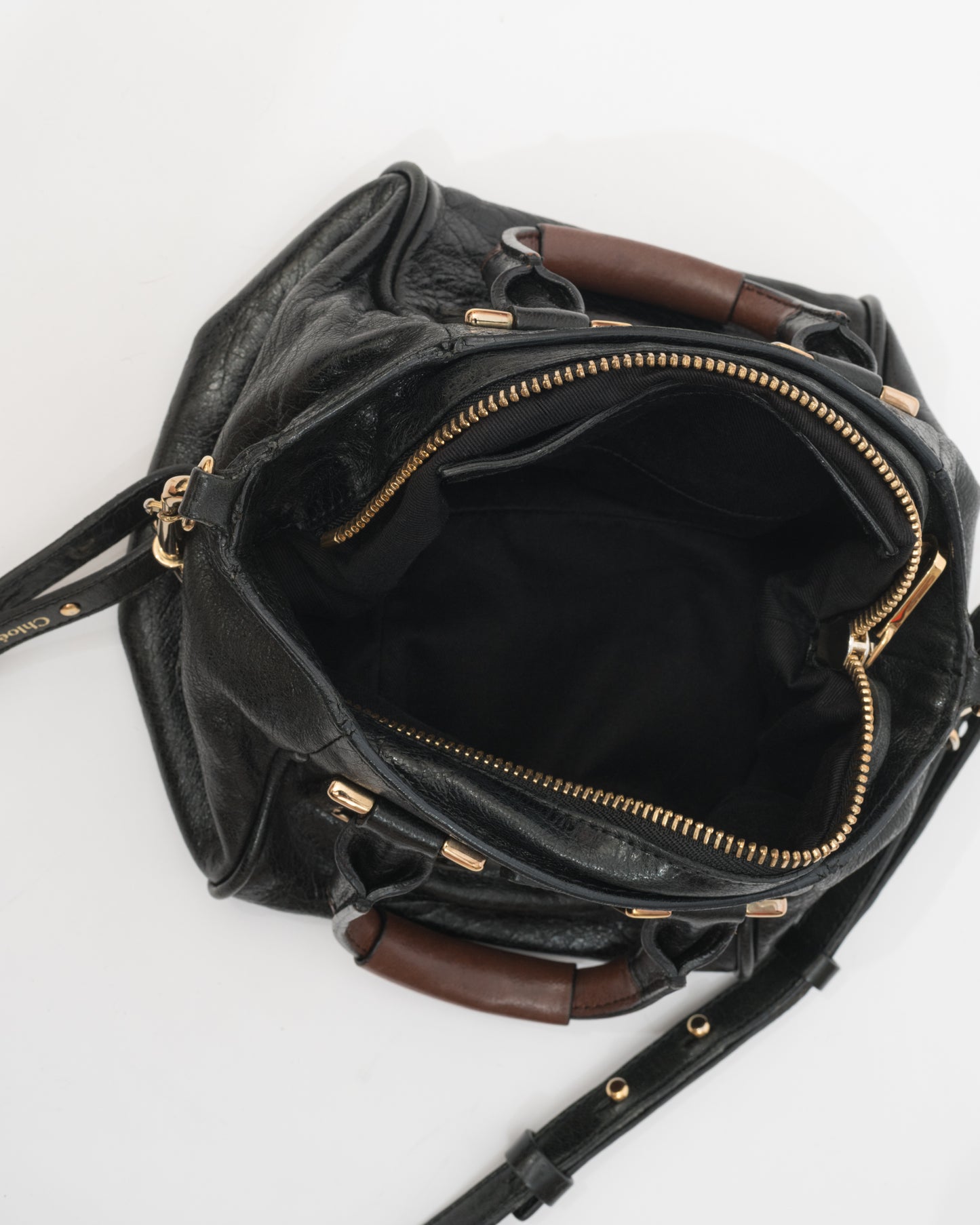 VTG CHLOE Ethel Mini Black Leather Bag