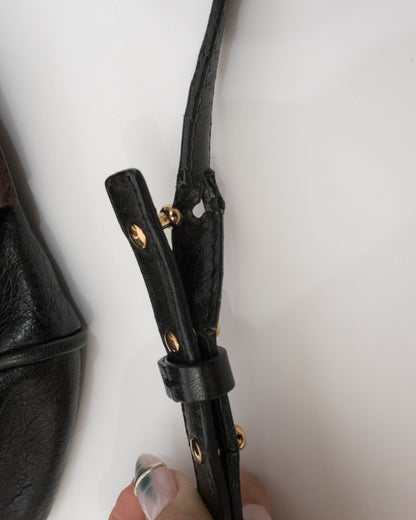 VTG CHLOE Ethel Mini Black Leather Bag