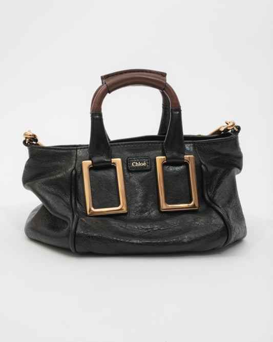 VTG CHLOE Ethel Mini Black Leather Bag
