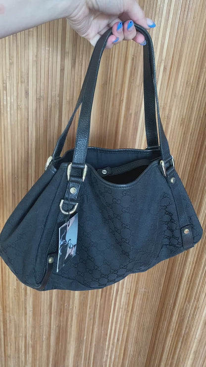 CC VTG GUCCI Abbey Monogram Bag