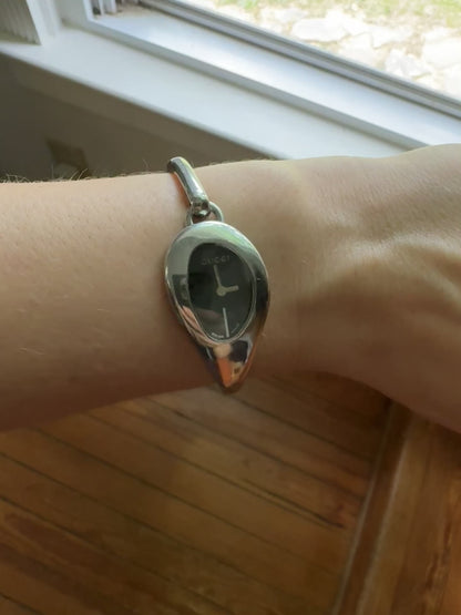 90s GUCCI 103 Silver Watch
