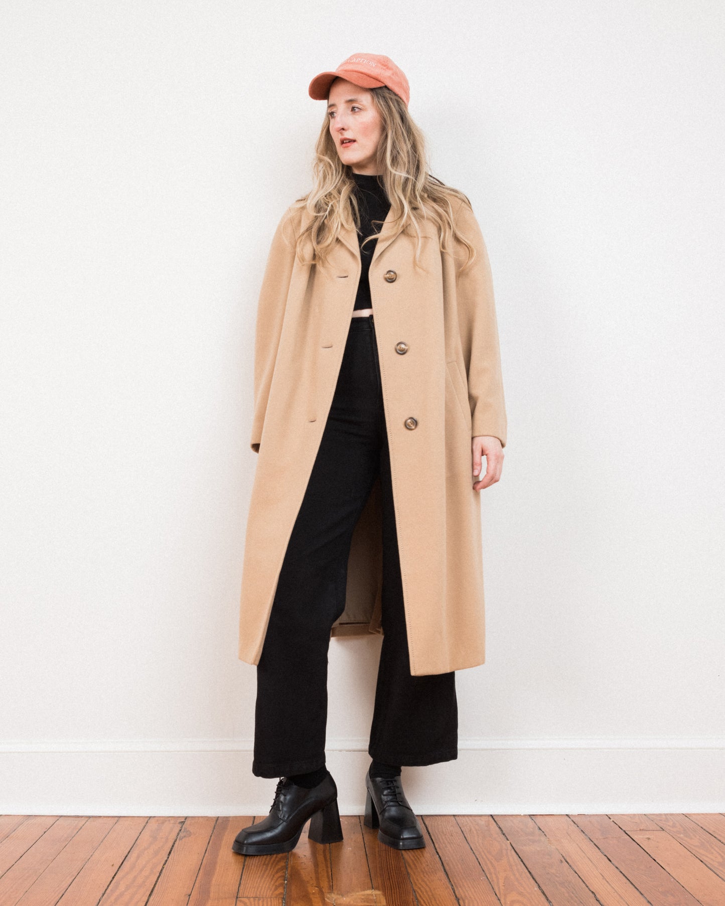 Vintage Camel Wool BERLIN Coat #16 (XS/S + S/M)