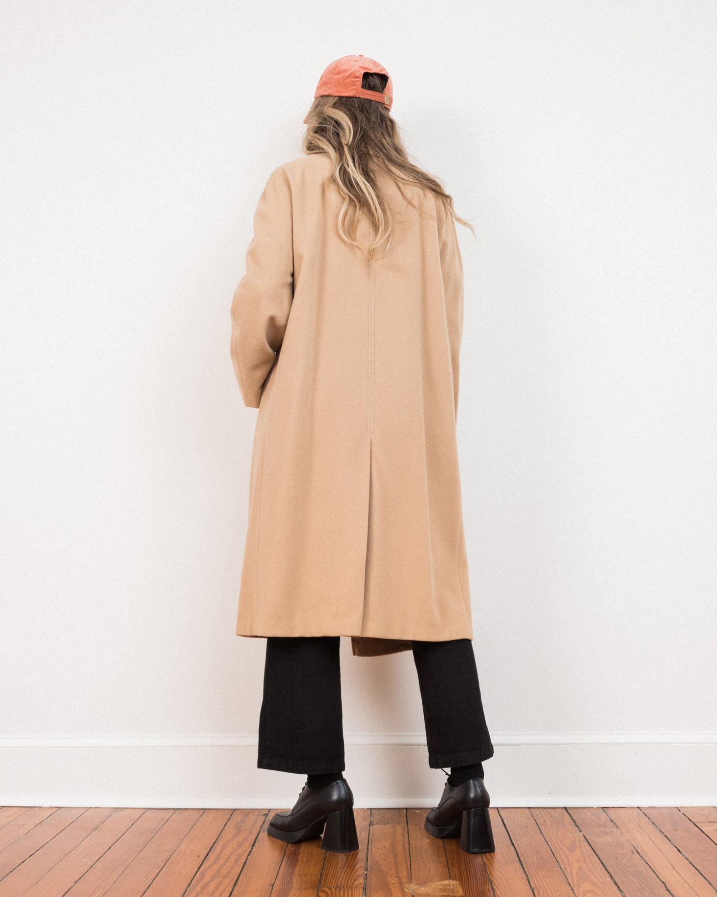 Vintage Camel Wool BERLIN Coat #16 (XS/S + S/M)