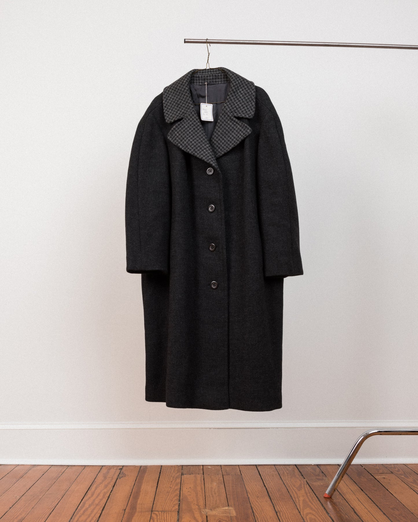 Vintage Oversized Grey Wool BERLIN Coat #10 (S/M)