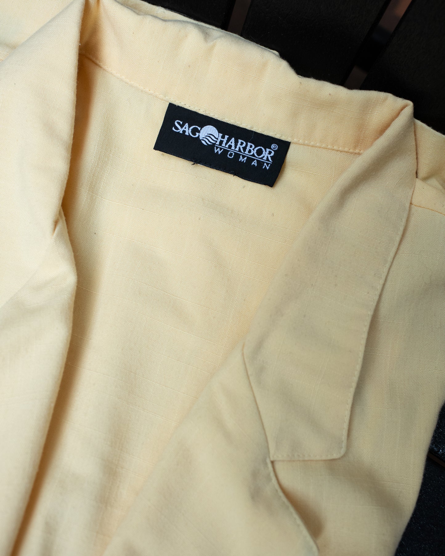 Vintage Oversized Short Sleeve Blazer (S-L)