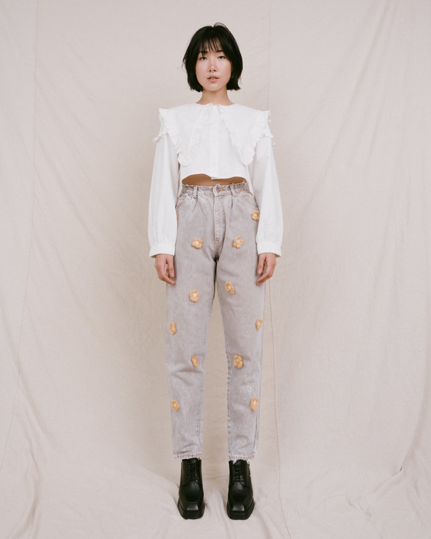 Dorothy Blouse in Alabaster