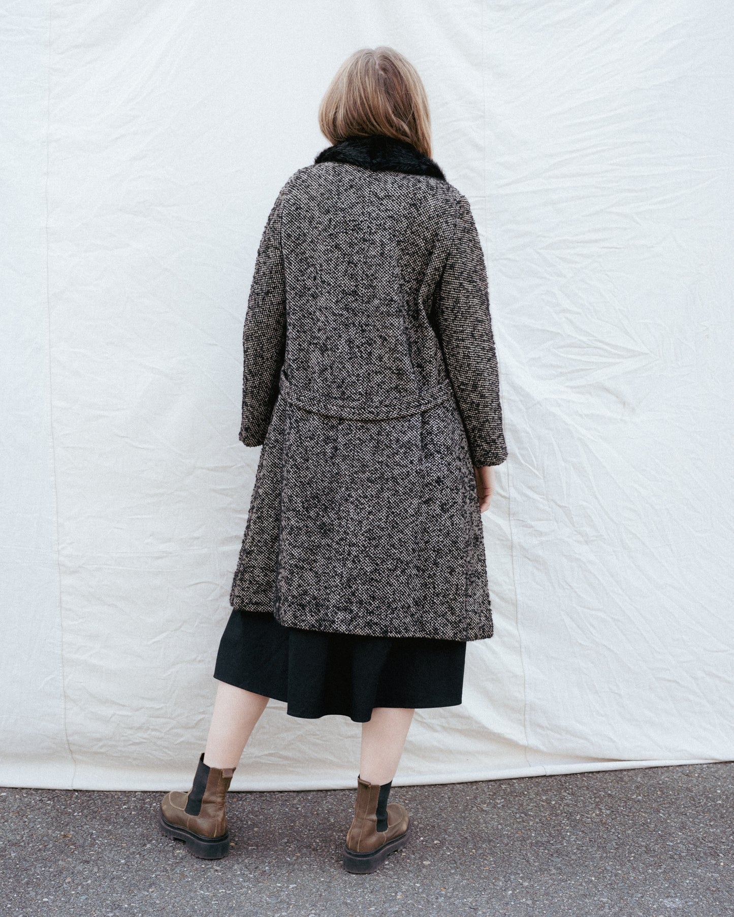 Vintage Boucle Wool BERLIN Coat #7 (XS/S + S/M)