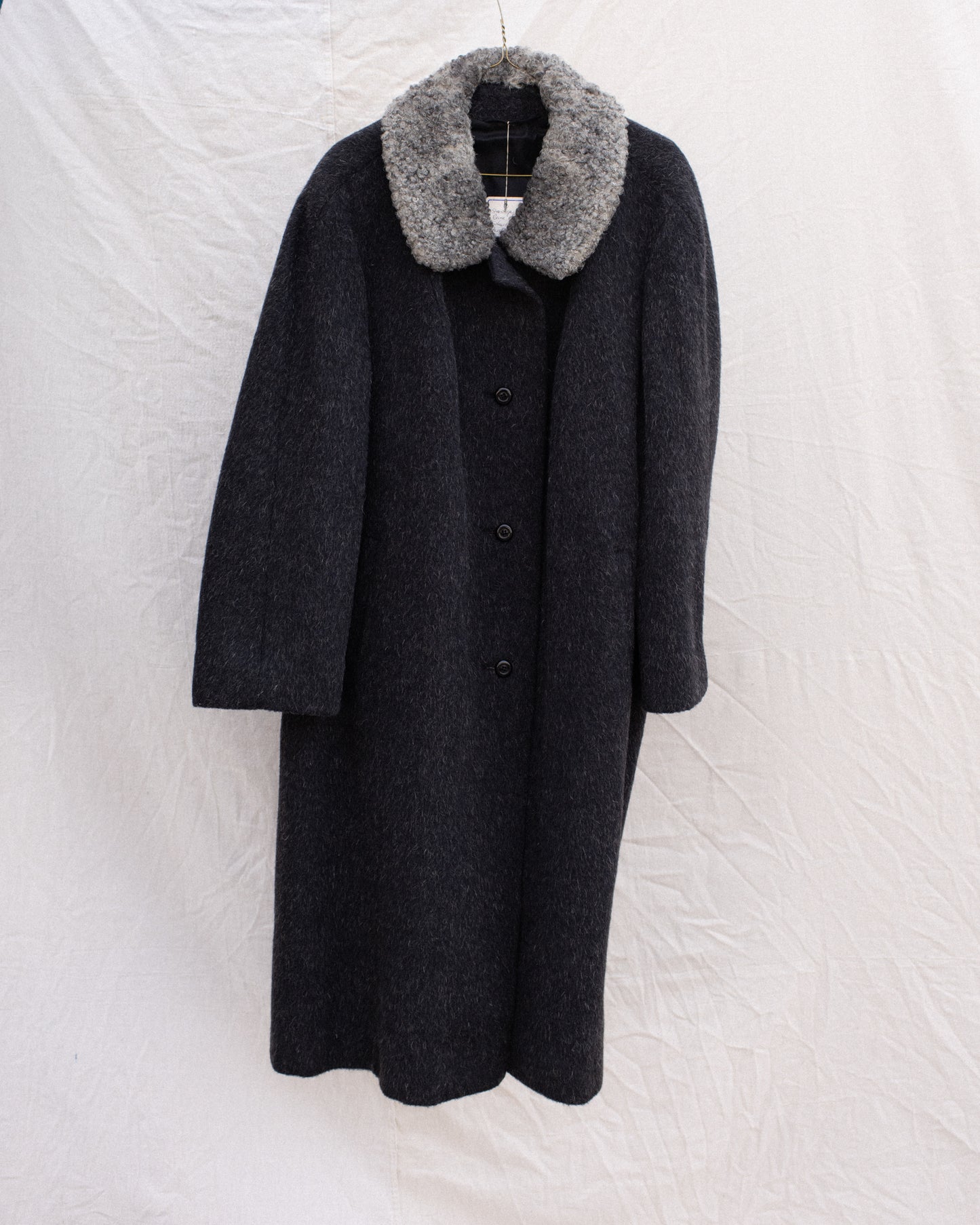 Vintage Wool + Persian Lamb BERLIN Coat #5 (S/M)