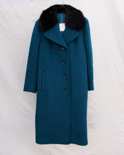 Vintage Wool + Mink BERLIN Coat #9 (S)