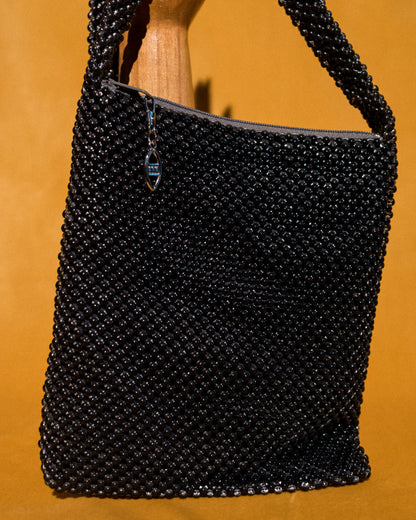 Vintage Marlo Beaded Crossbody Bag