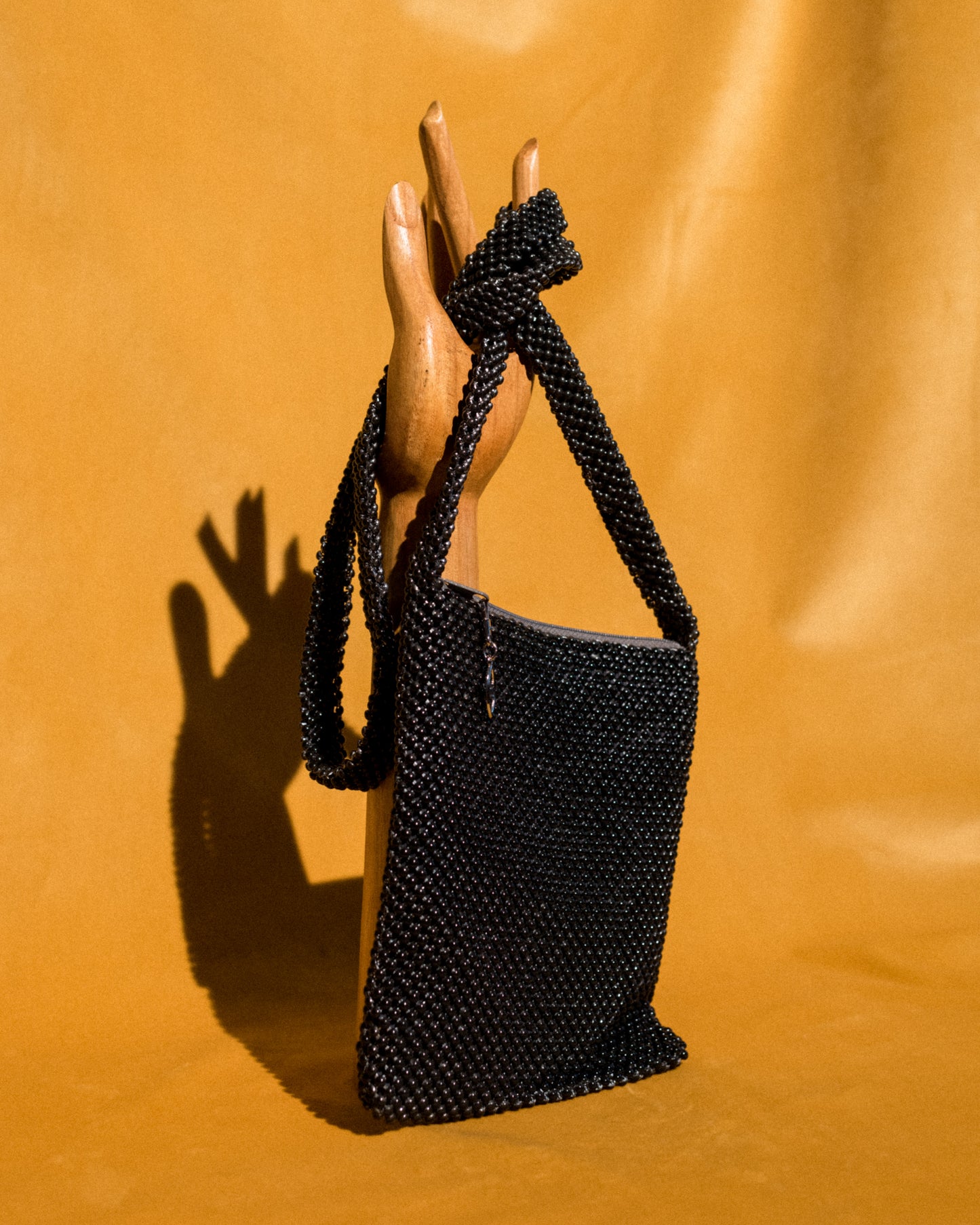 Vintage Marlo Beaded Crossbody Bag