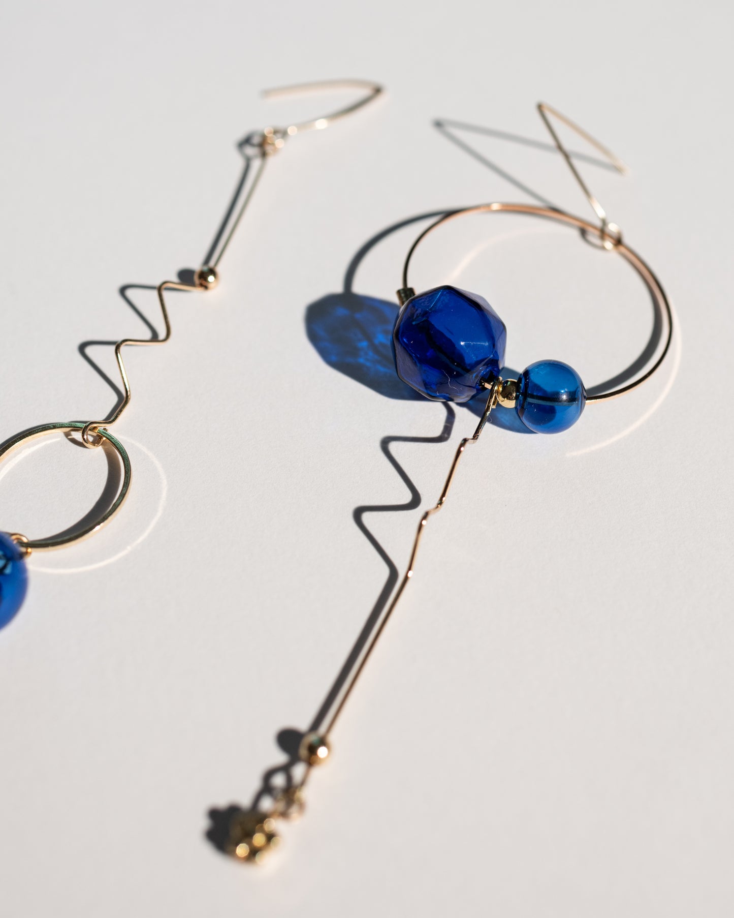 Clara Earrings in Royal Blue