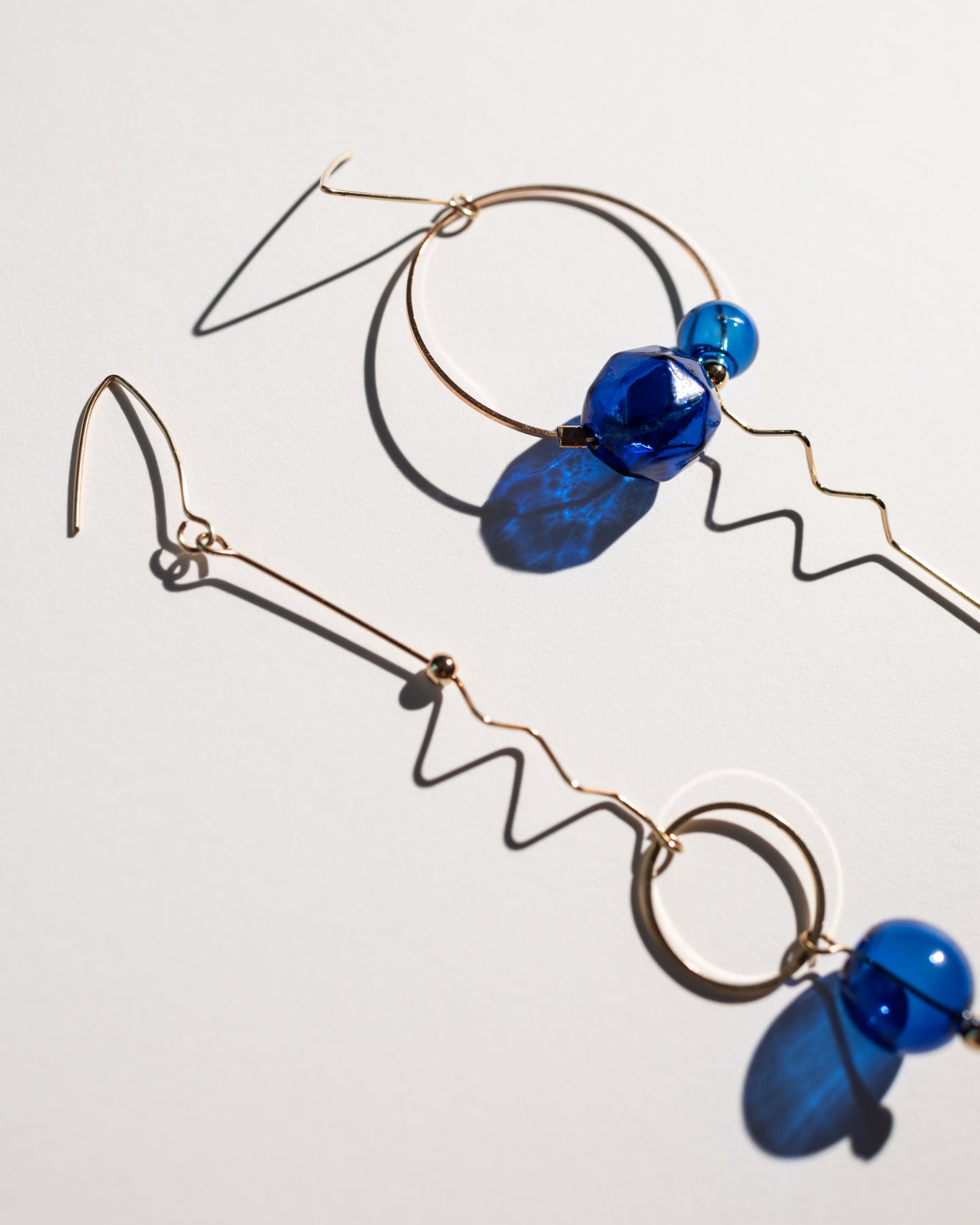 Clara Earrings in Royal Blue