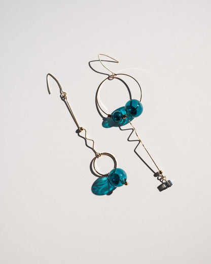 Clara Earrings in Turquoise