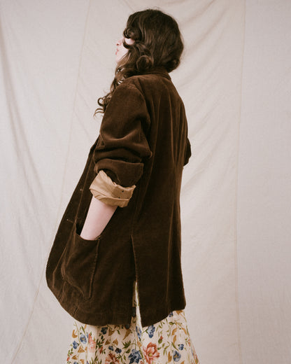 Vintage Oversized Corduroy Blazer (S-L)