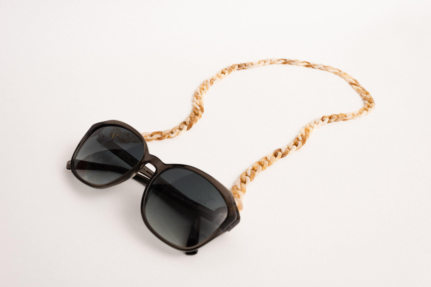Chunky Caramel (Sun) Glasses Chain - Closed Caption | Shop Vintage + Handmade. Always Sustainable. Never Wasteful.