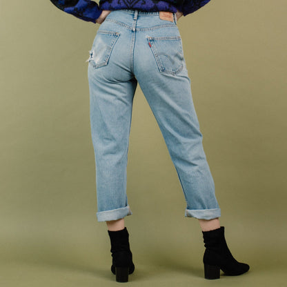 Vintage Distressed LEVI'S Denim Pants / S/M - Closed Caption