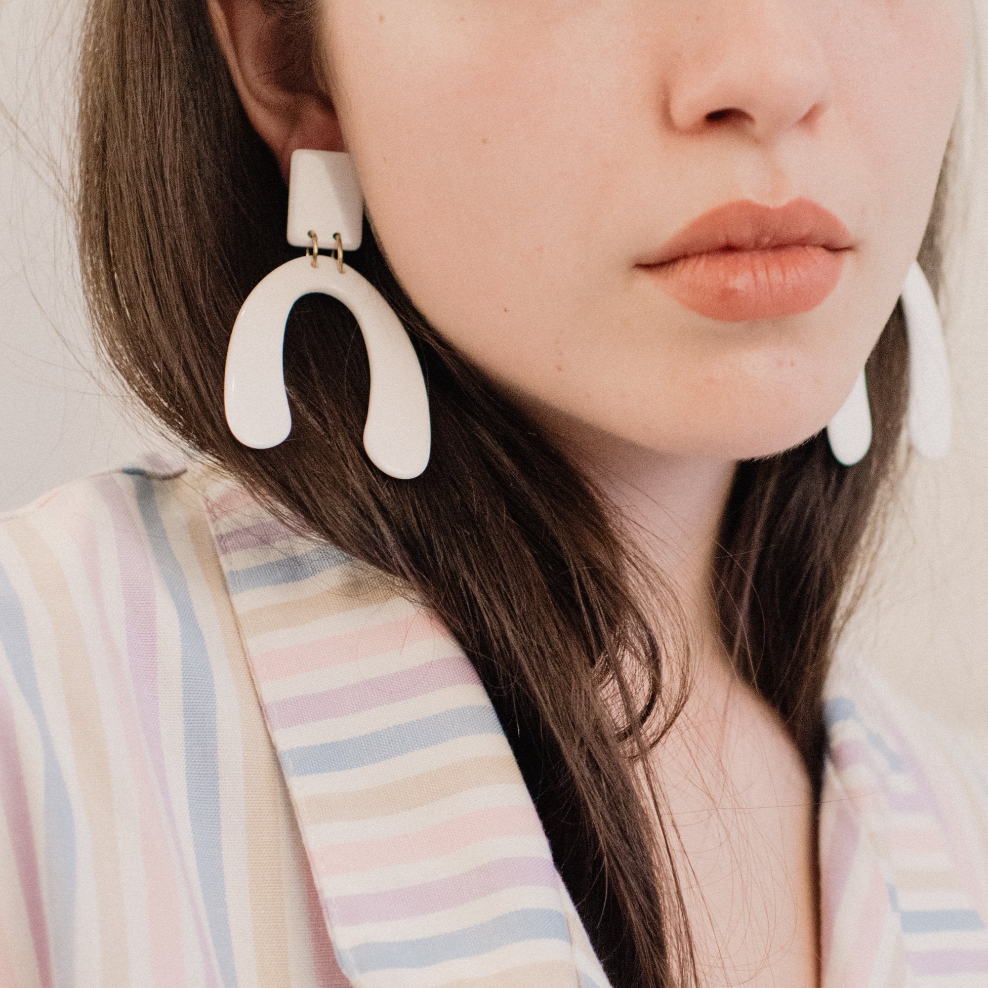 Geometric on sale statement earrings