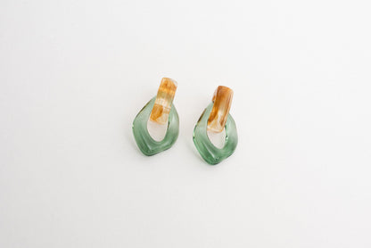 Pastel Geometric Dangle Earrings - Closed Caption | Shop Vintage + Handmade. Always Sustainable. Never Wasteful.