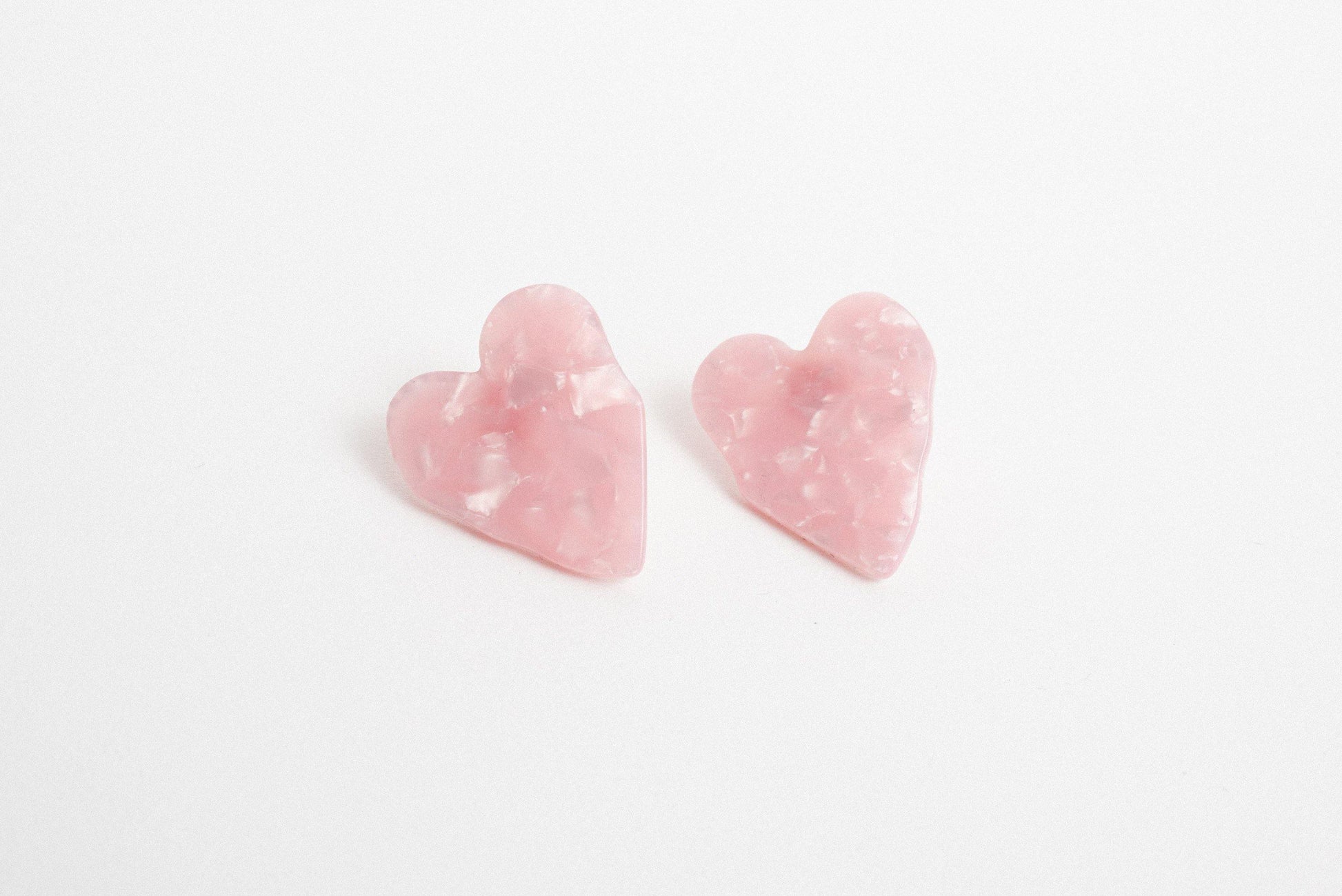 Strawberry Cream Heart Earrings - Closed Caption | Shop Vintage + Handmade. Always Sustainable. Never Wasteful.