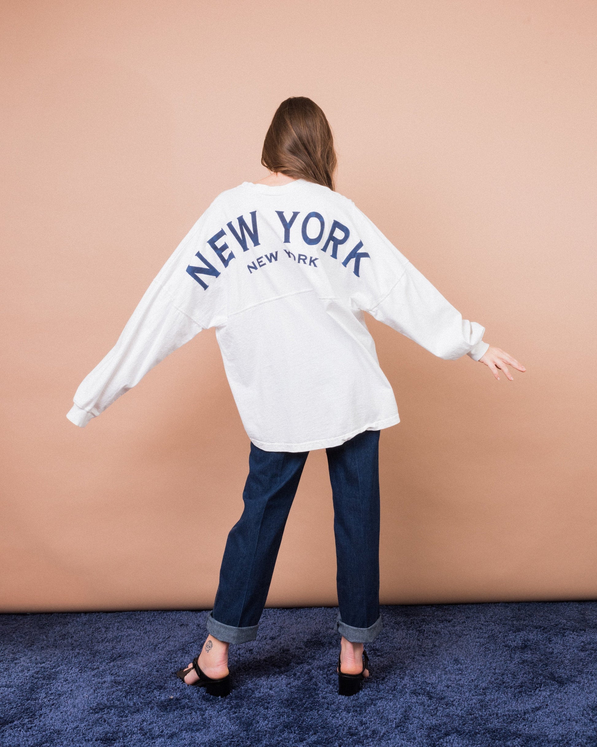 Vintage Oversized NEW YORK Sweater (S/M)