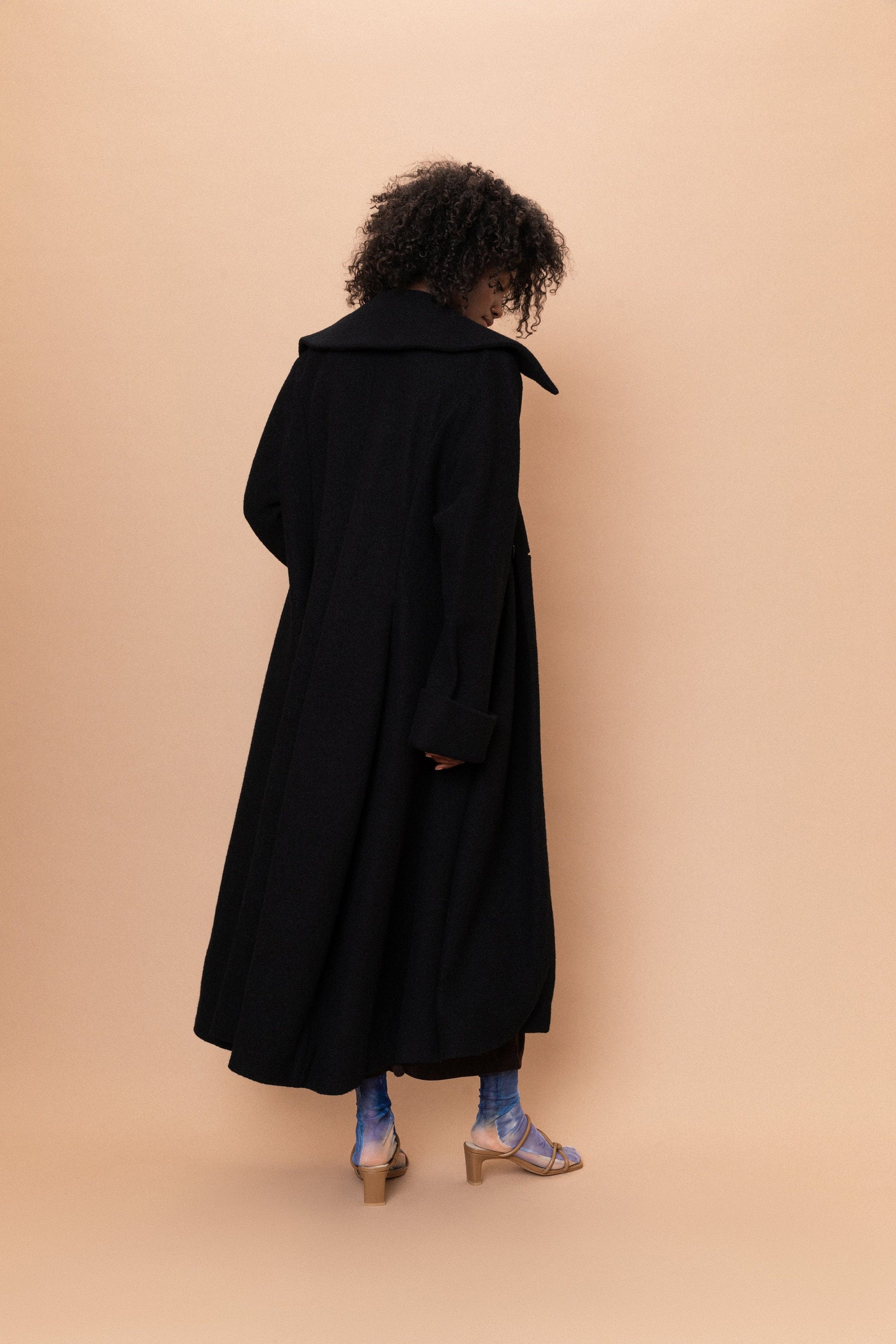Ute Winkel Black Blanket Coat (M/L)