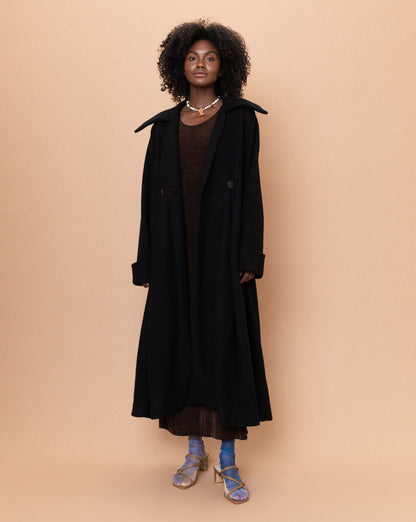 Ute Winkel Black Blanket Coat (M/L)